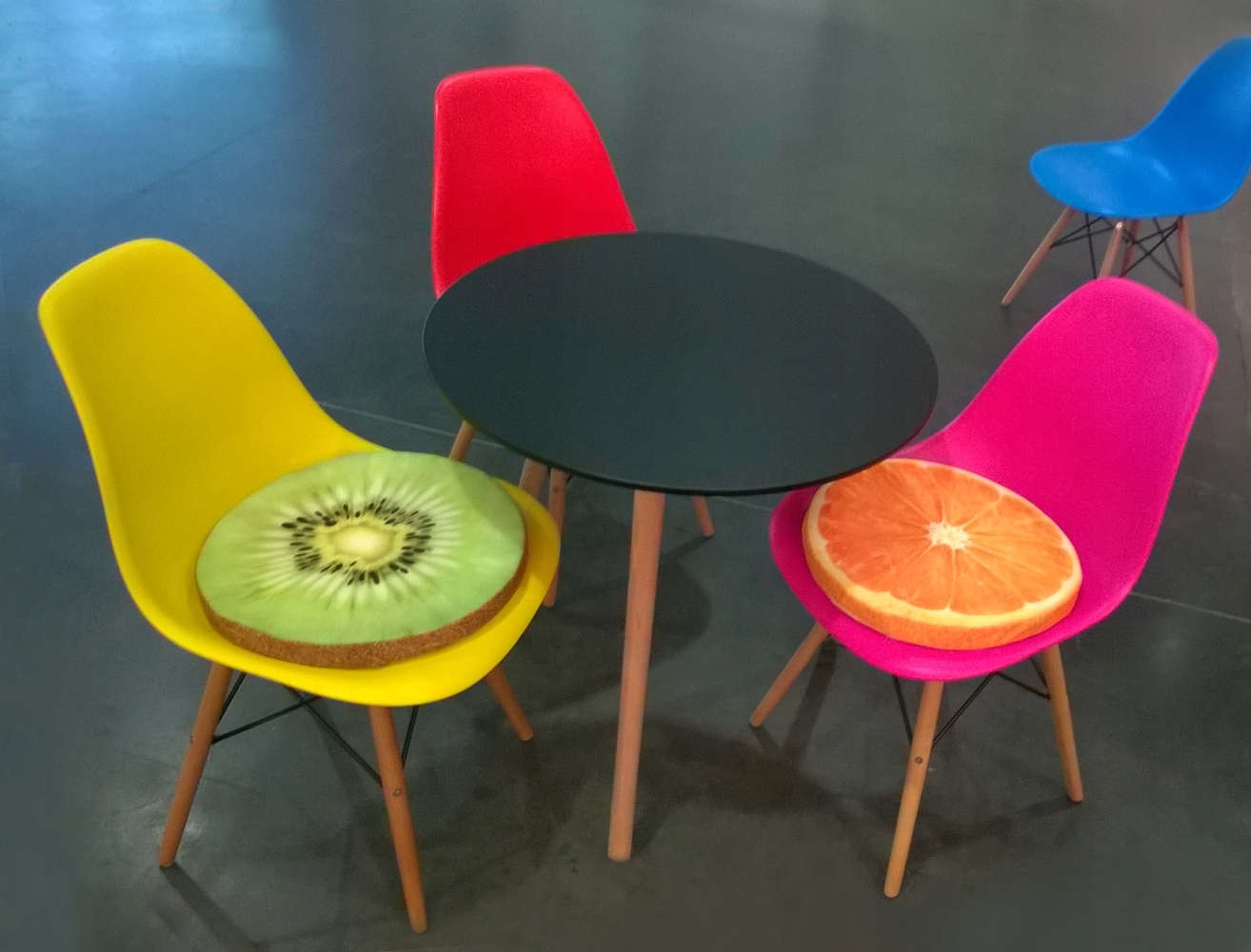 Poduszka RING na krzesło POMARAŃCZA Szerokość mebla 40 cm