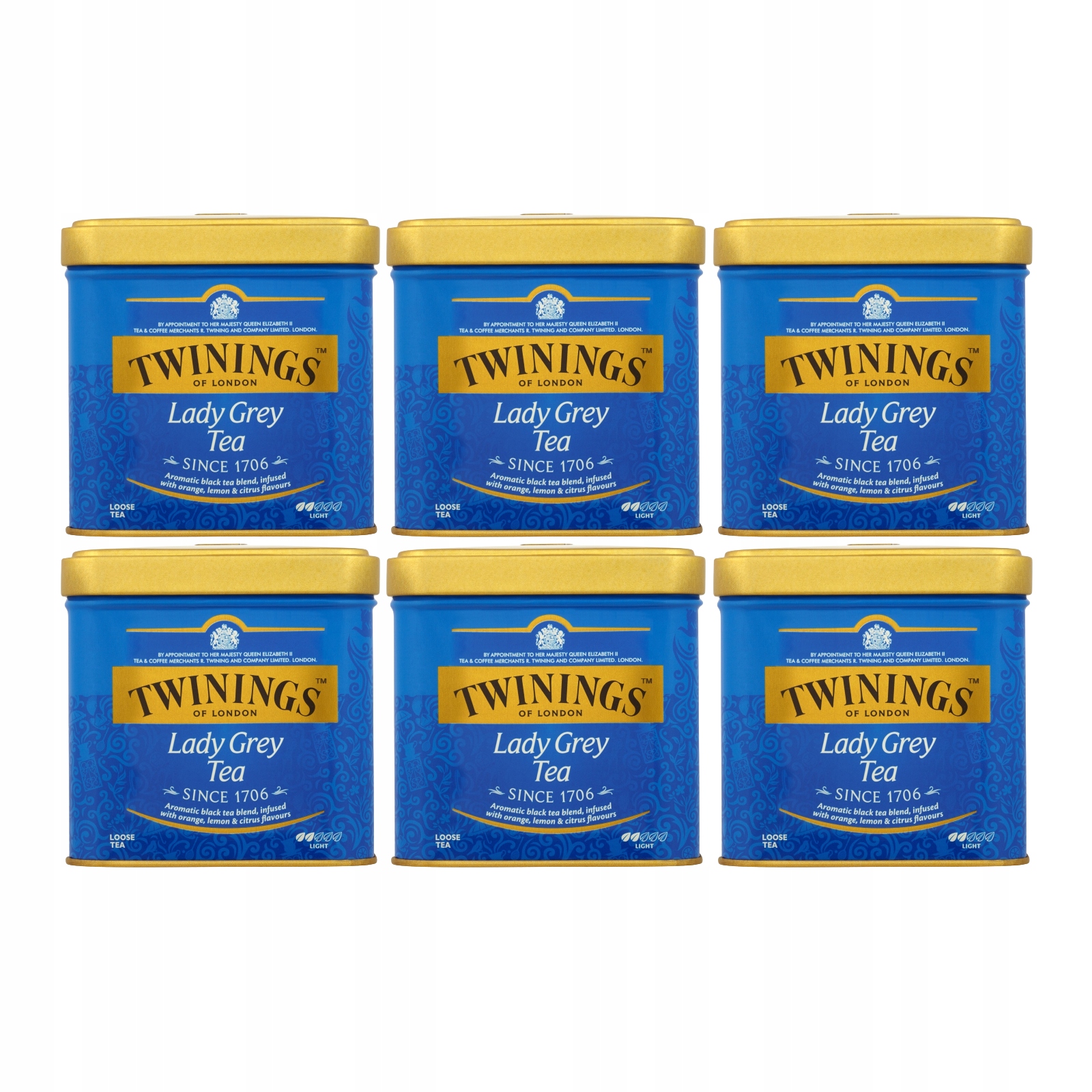 Twinings Herbata Liściasta Czarna Lady Grey 600g