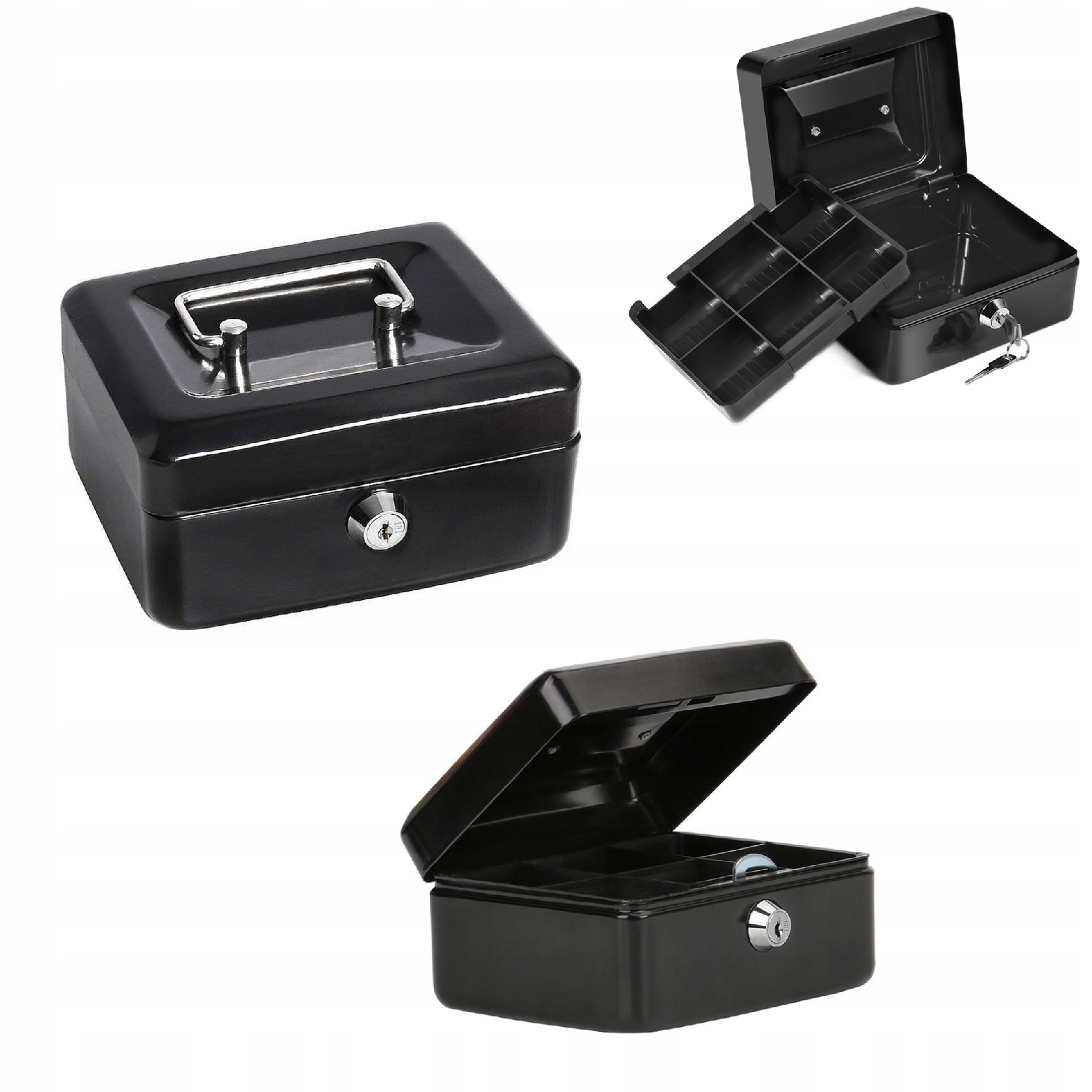 SKARBONKA KASETKA NA PIENIĄDZE MINI SEJF KASA METALOWA KLUCZE KLUCZ SKRYTKA