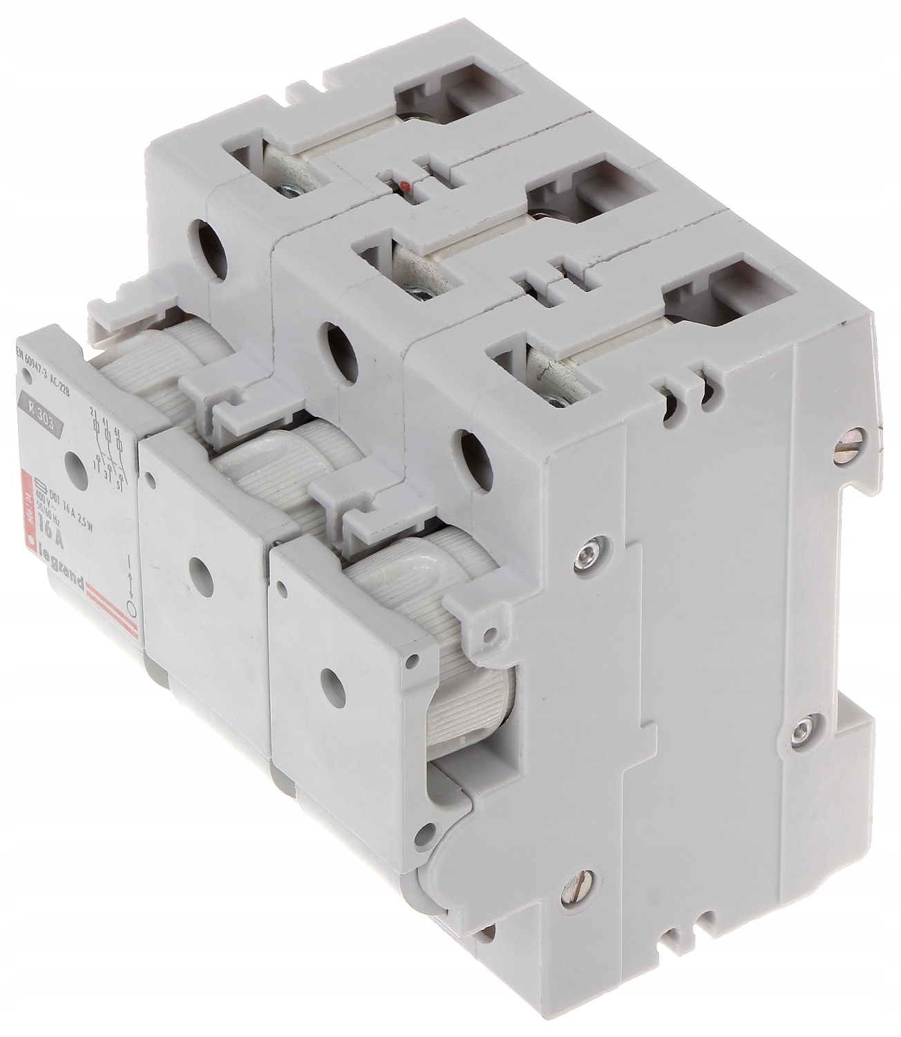 Poistkový Odpojovač LE-606704 Trojfázový 16 A D01 Legrand