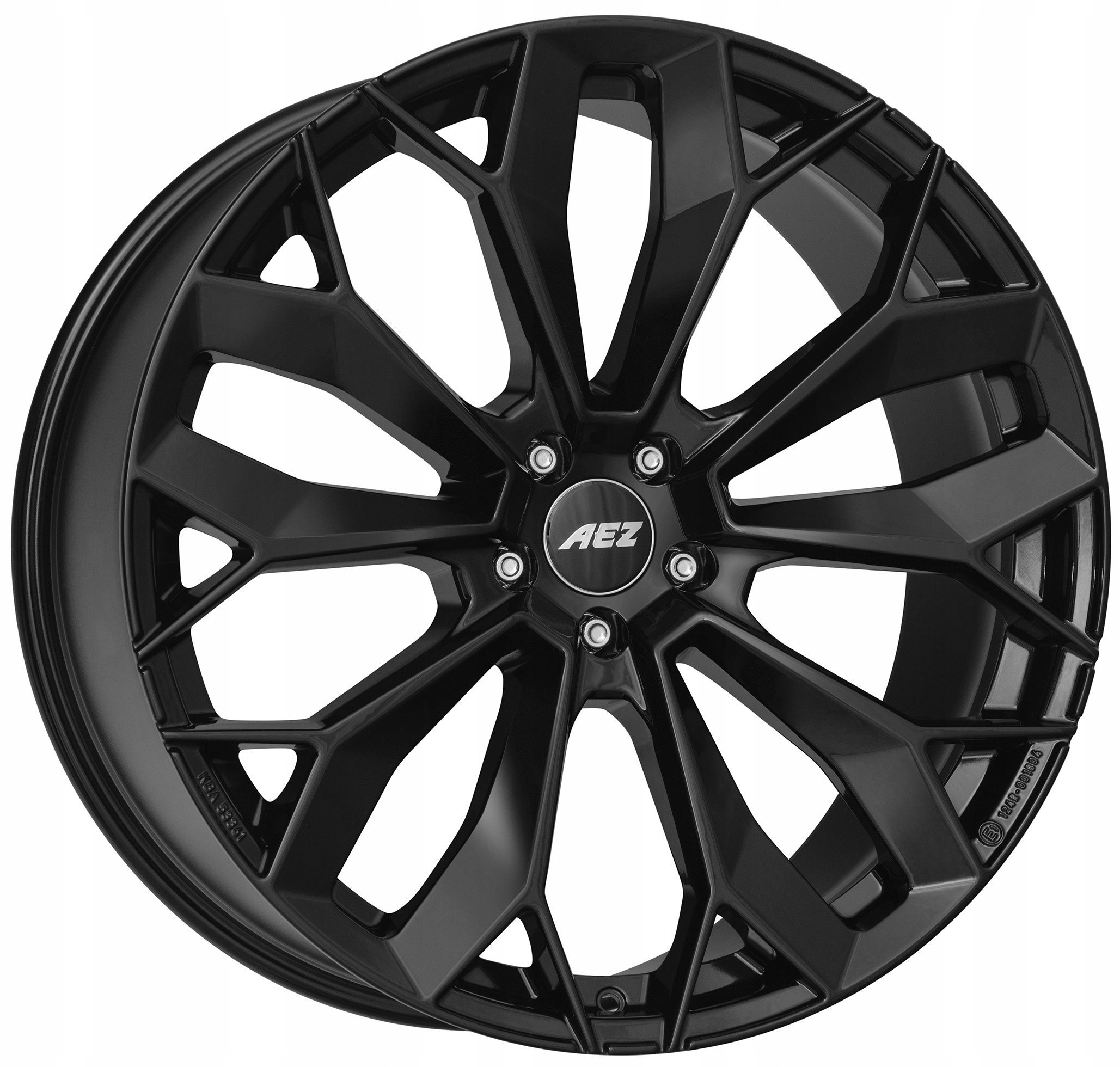 1x Aez Leipzig Black 22 5x112 ET43 ALE2R8BA43E