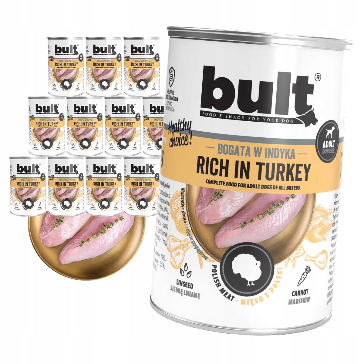 Levně Bult Konzerva Bohatá Na Krůtu 400G 12 Ks