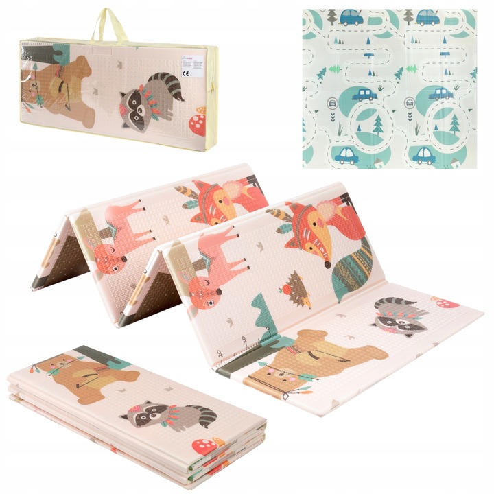 

Dwustronna Mata Edukacyjna Piankowa 180x200 cm Ce