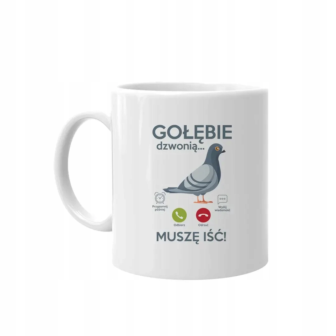 

Kubek Gołębie dzwonią Dla Gołębiarza