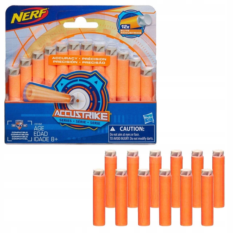 

Hasbro Nerf Accustrike Strzałki 12szt