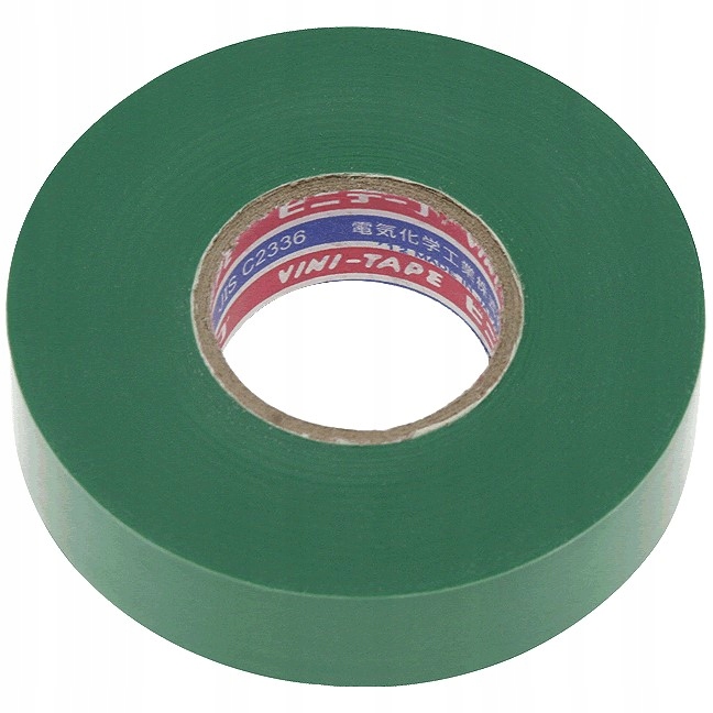 Vini Tape Taśma Izolacyjna 19mm 20m Ciemna Zielona