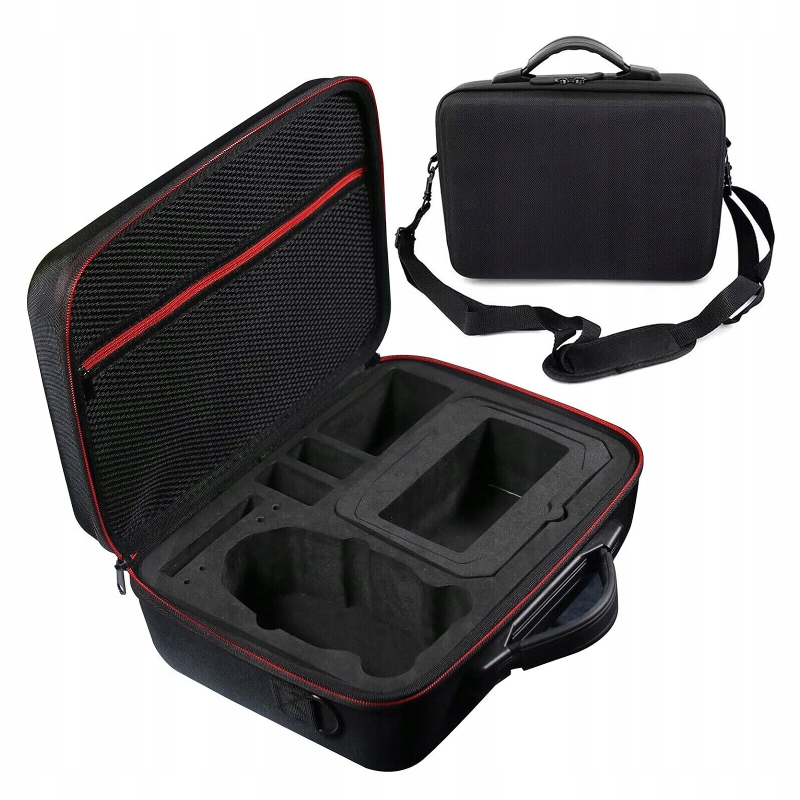 Voděodolný Kufr Pevné Pouzdro Přenosný Lehký Ramenní Popruh Pro Cestování