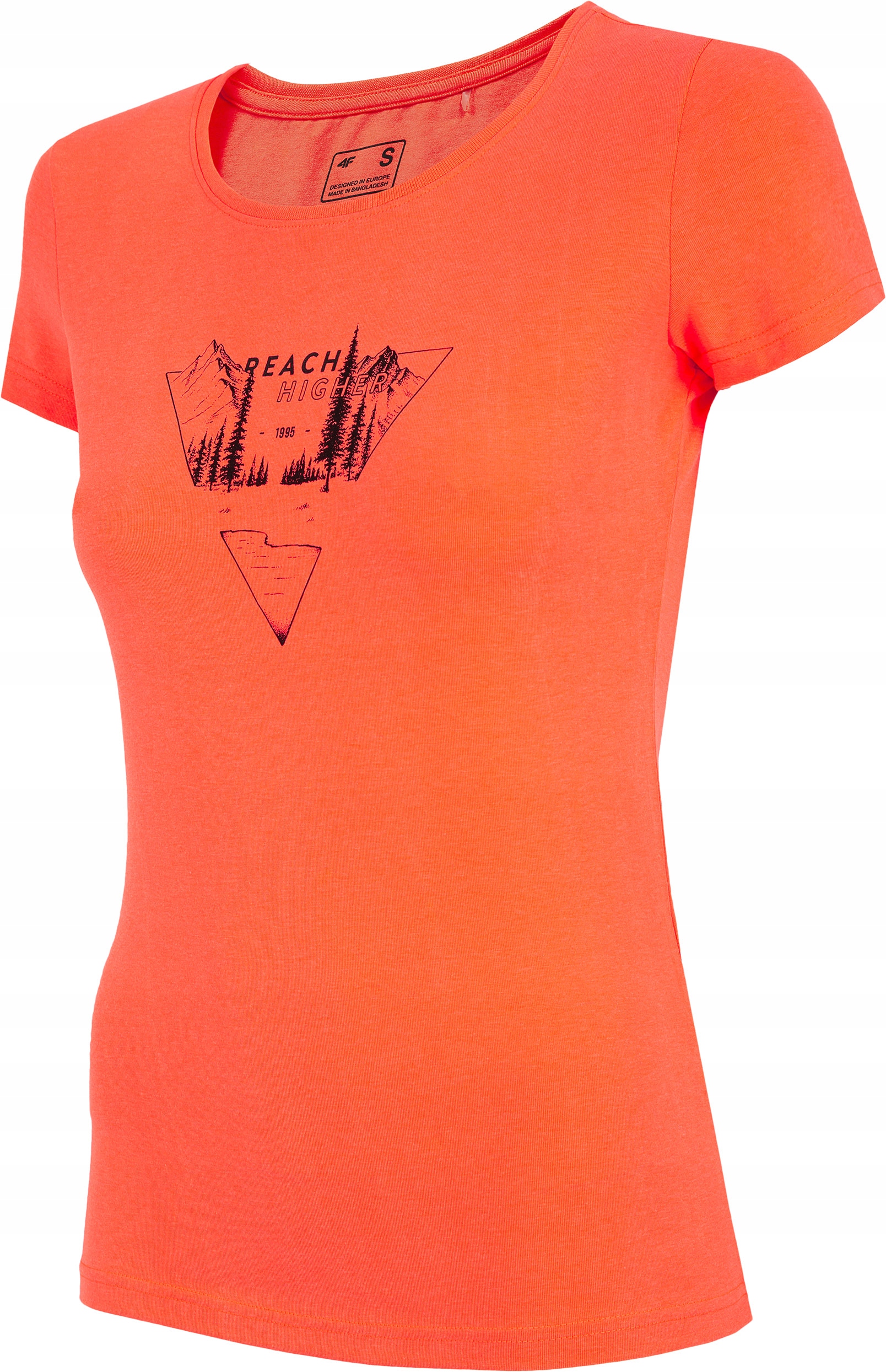 

Koszulka T-shirt 4F H4L21-TSD061-64N pomarańcz rS
