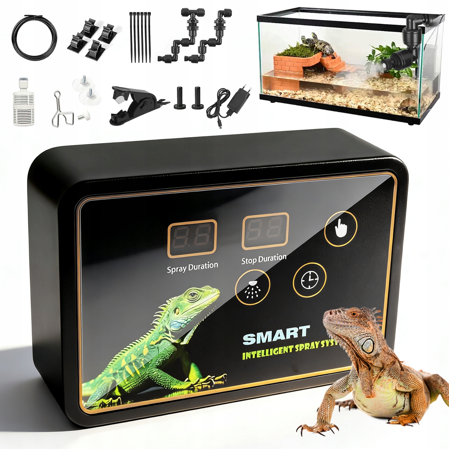 Levně Inteligentní Zvlhčovač S Nastavitelnou Tryskou Pro Zvlhčování Terárií A Rostlin