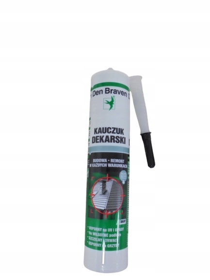 

Kauczuk Dekarski Rubber-Seal Den Braven Czarny