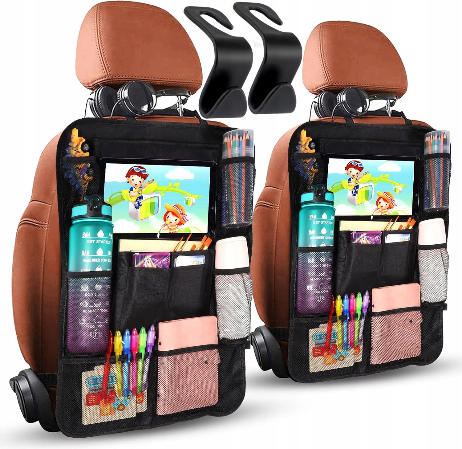 Organizer Samochodowy Do Auta Na Oparcie Na Fotel Uchwyty Koanni