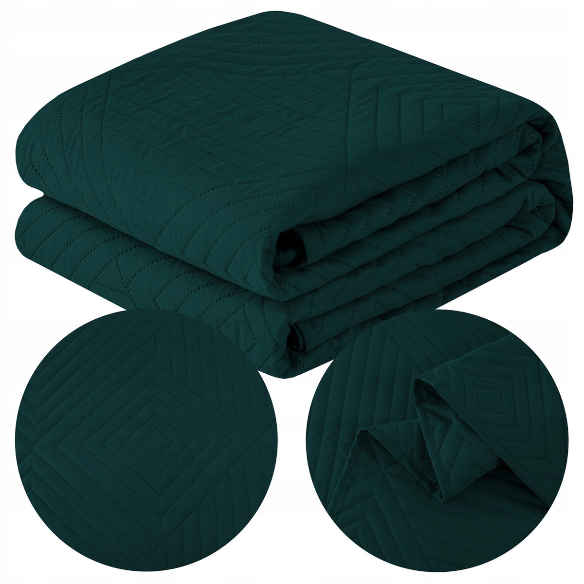 Přehoz 200x220 kapa pléd na postel lisovaný jednotné mikrovlákno Zeynep