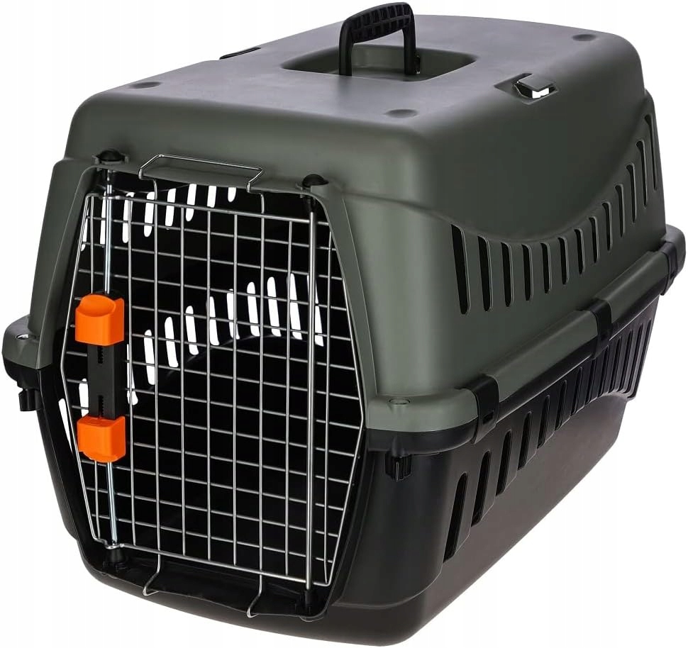 Kerbl Pet Iata 3 Transporter Dla Psów Kotów 60x40x38,5cm Szaro-zielony