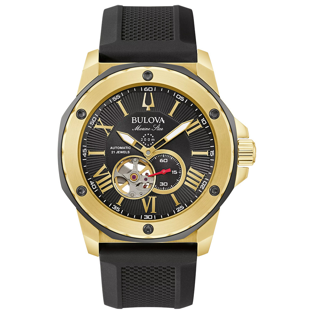 Pánské Hodinky Bulova 98A272 černý pásek