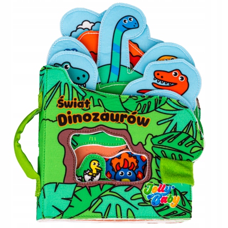 

Jolly Baby Ksiżeczka Świat Dinozaurów Miękka 80465