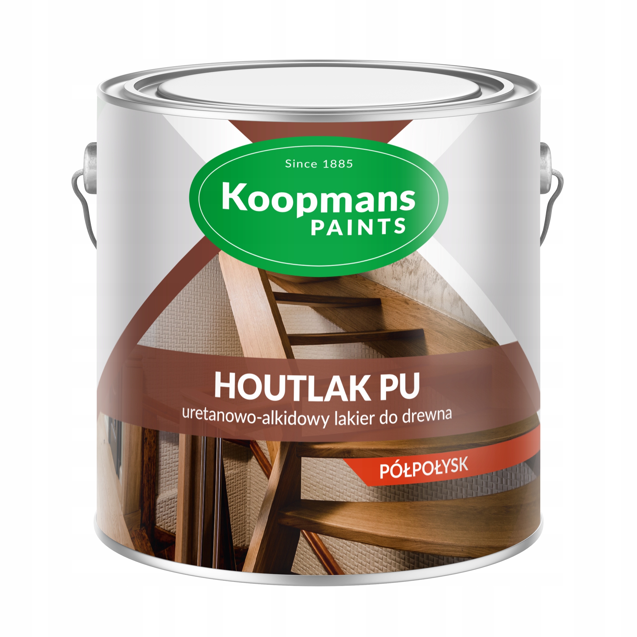 Koopmans Houtlak Pu Lak Na Dřevo 2,5 L Pololesk