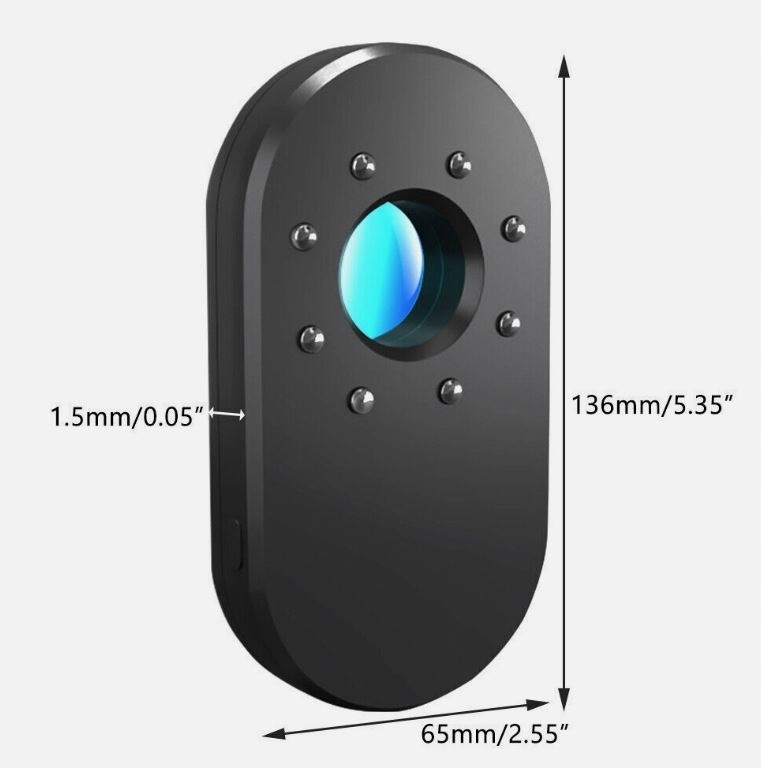 WYKRYWACZ DETEKTOR KAMER MINI Waga 100 g