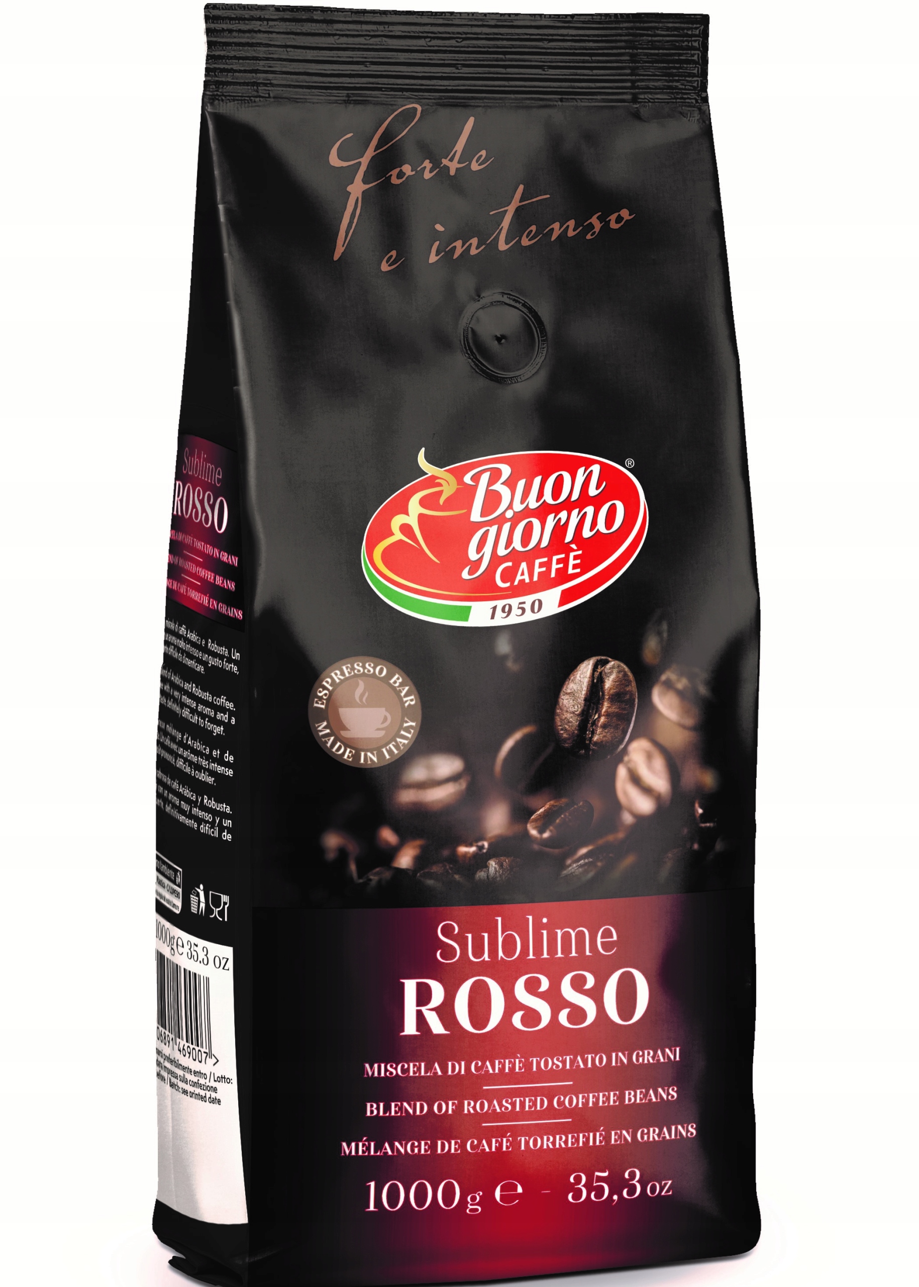 Káva Zrnková Caffe Buongiorno Sublime Rosso 1 kg