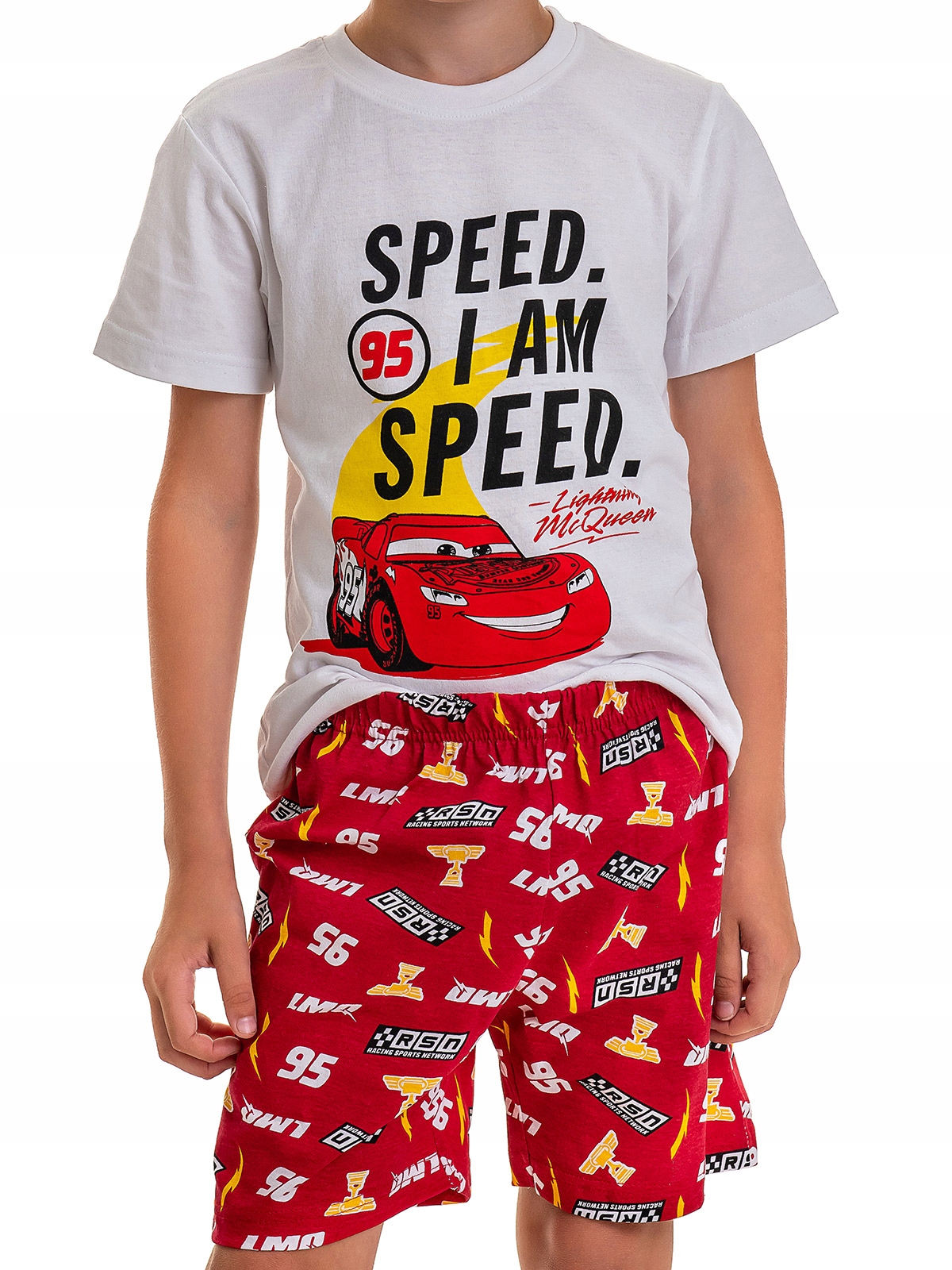 

Piżama Chłopięca Auta Zygzak McQueen czerwony 128