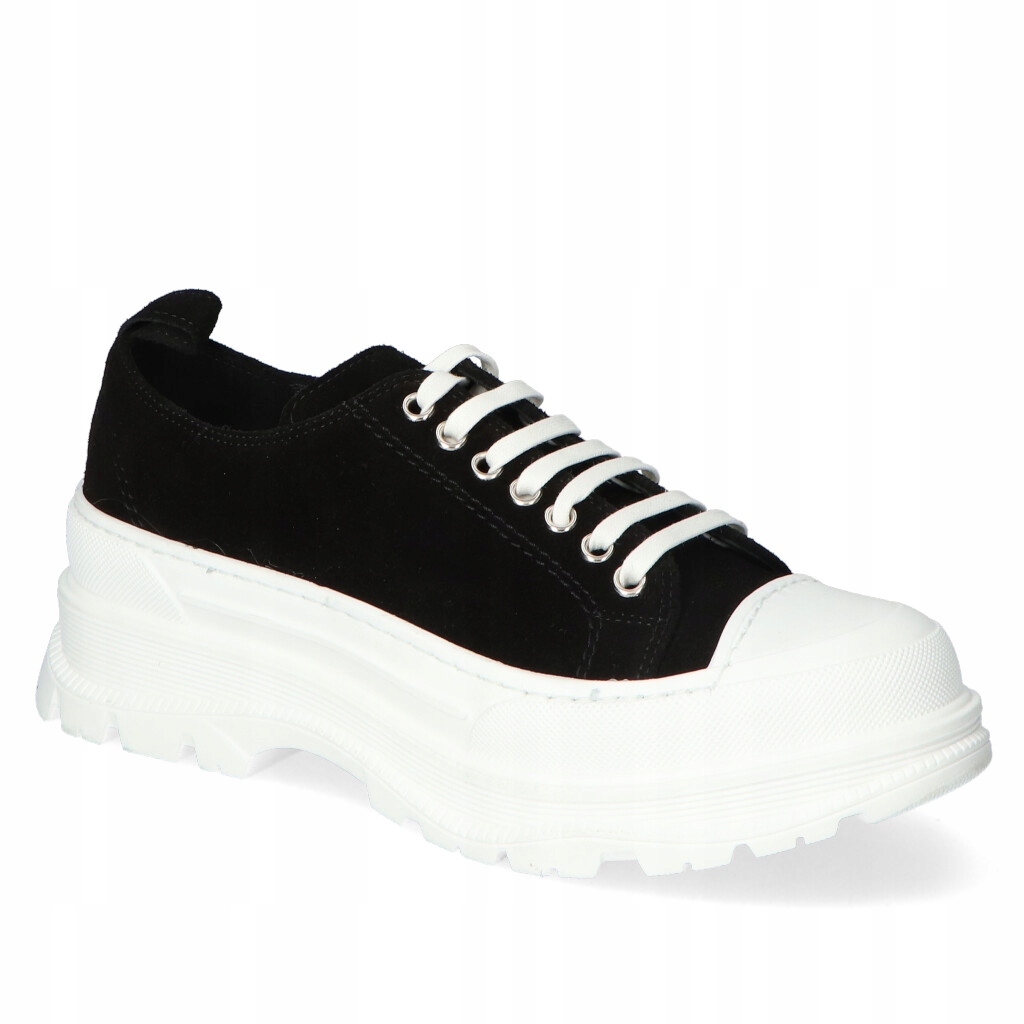 Trampky s tlustou podrážkou Karino černé 37