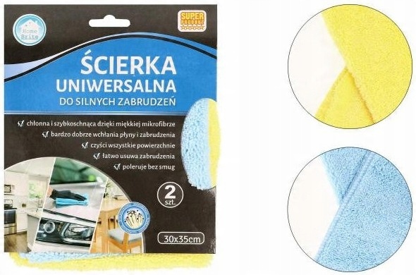 

2x Ściereczka Mikrowłókna Ścierka Uniwersalna Max