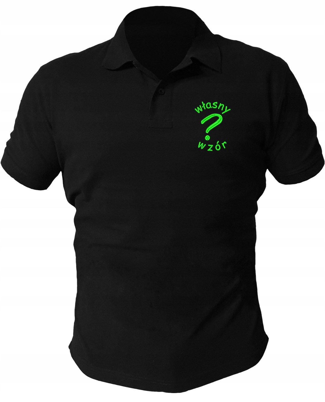 

Koszulka polo z własnym haftem, logo firmy nadruk