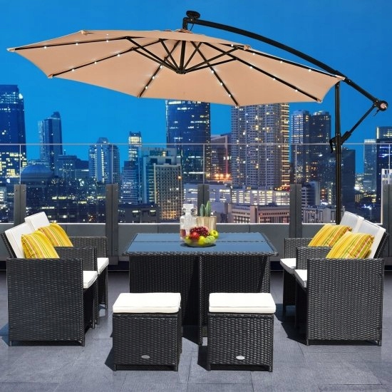 PARASOL OGRODOWY LED NA TARAS Z WYSIĘGNIKIEM 300cm EAN (GTIN) 23134941