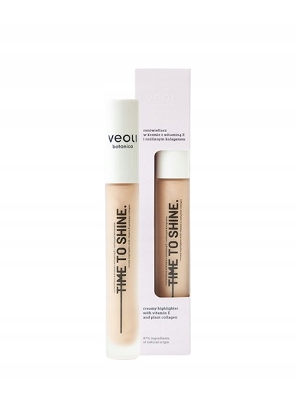Veoli Botanica Time To Shine Rozjasňovač v krému s vitamínem E, 10 ml