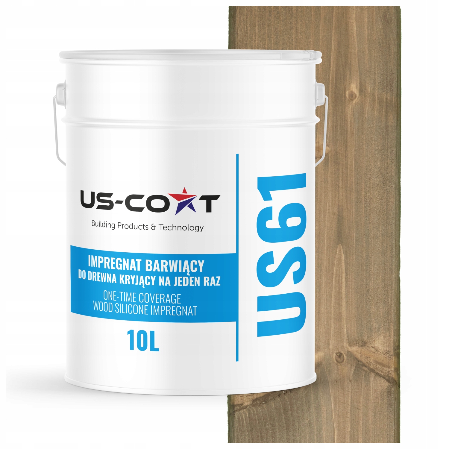 Dekoratívny Ochranný Impregnát Na Drevo Krycí Naraz 10 L Uv Šedý Béžový