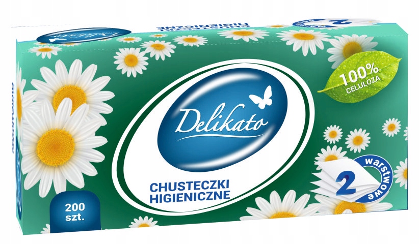 

Delikato chusteczki dwuwarstwowe 200 szt
