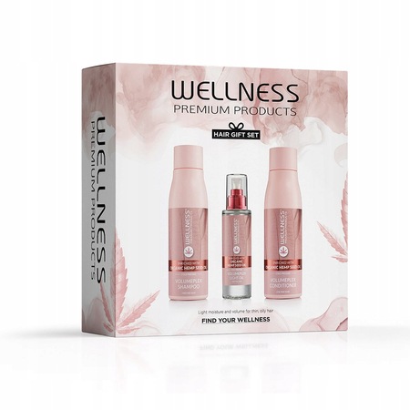 Šampon Kondicionér 500 ml Serum 100 ml Wellness Volumeplex Pro Jemné Vlasy