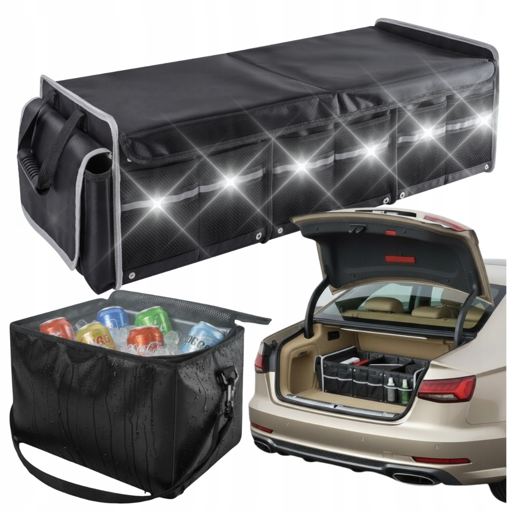 Taška Organizér Kufr Do Kufru Skládací Silné Suché Zipy Prostorná Suepr Kvalita