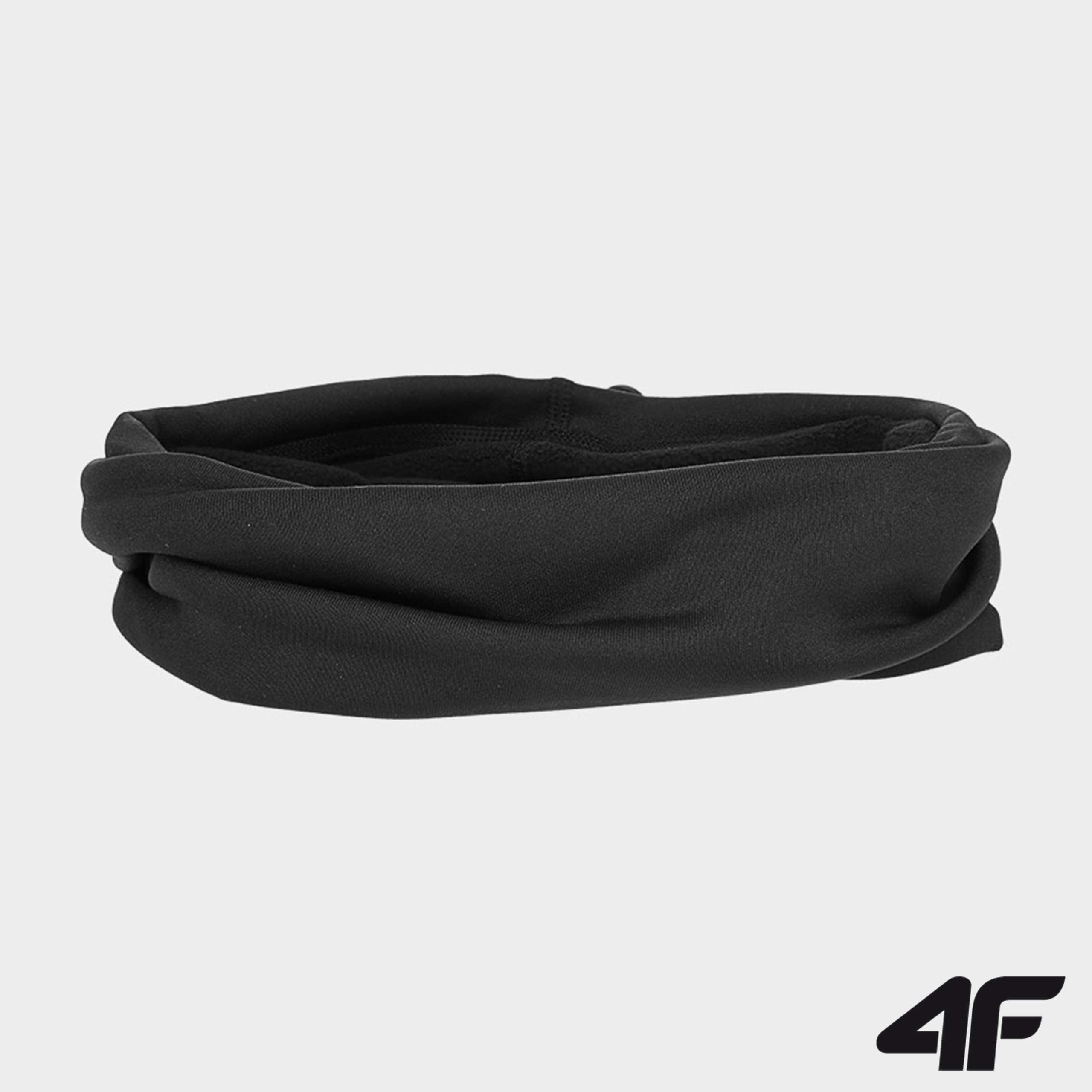 4F BANDANA KOMIN CIEPŁY U044 czarny Kolekcja JESIEŃ/ZIMA