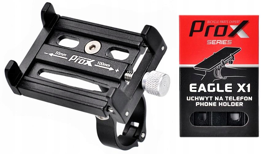 Rower Uchwyt Na Telefon Prox Eagle X1 Aluminiowy Mocny Regulowany