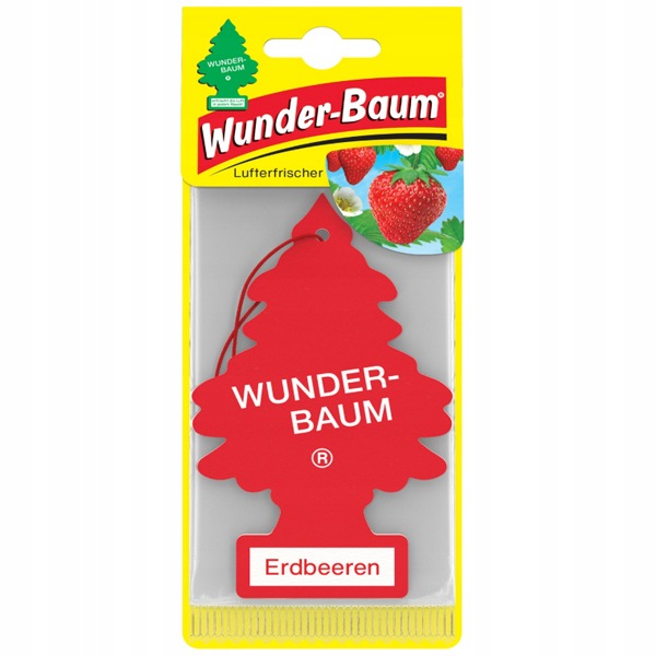 Wunder-Baum Choinka zapachowa do samochodu Truskawka