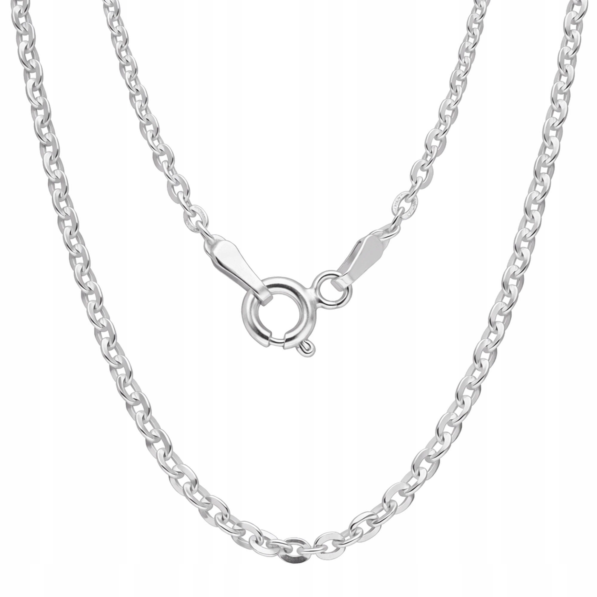 Stříbrný řetízek 925 Ankier pánský kabát pro ženy, 65 cm