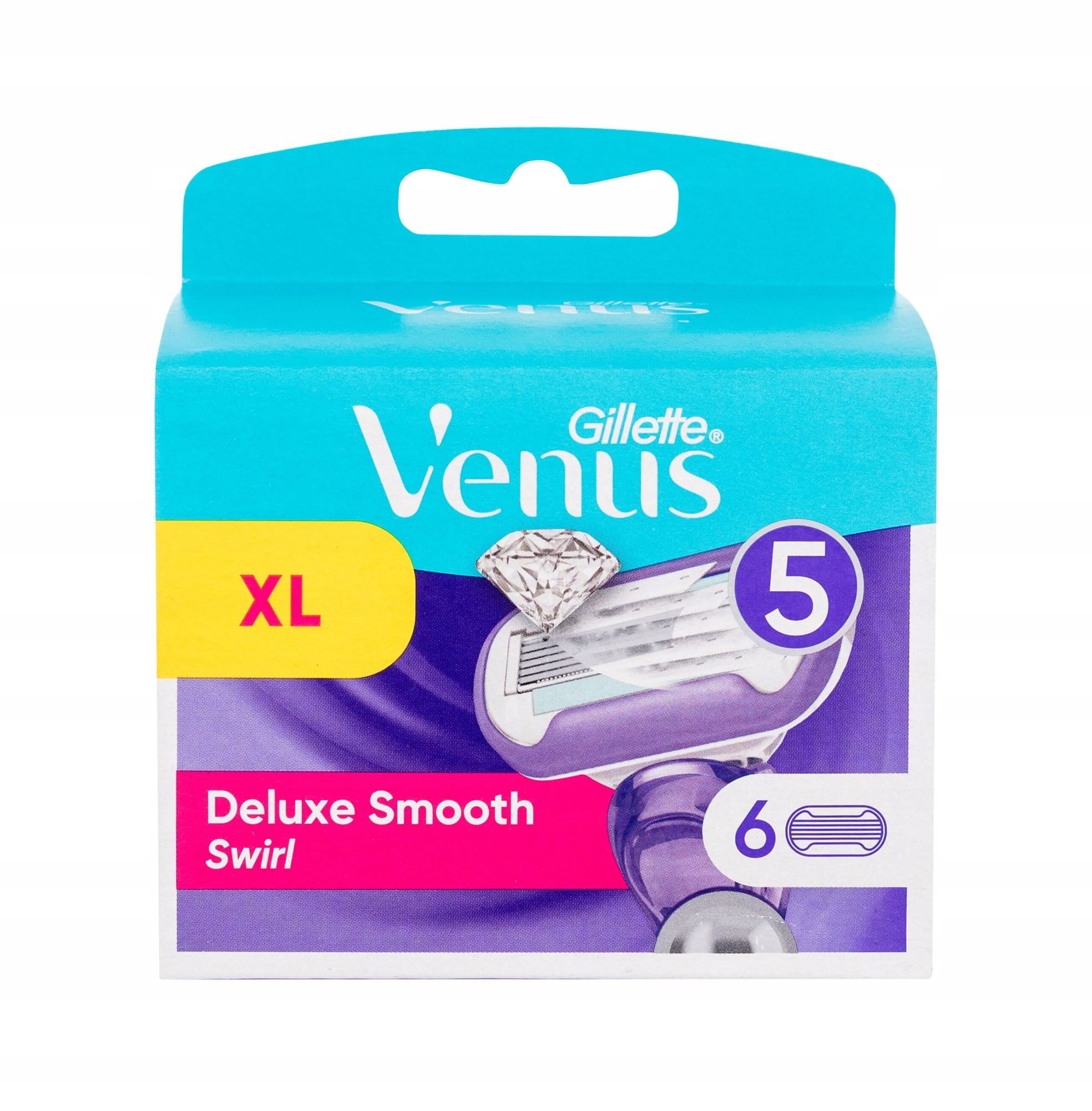 Originální Vložky Do Strojku Gillette Venus Deluxe Smooth Swirl 6 kusů
