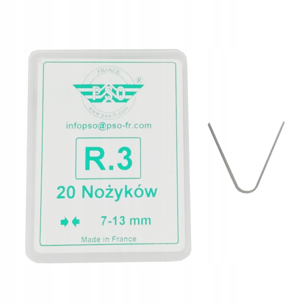 

Nożyki do nacinarki bieżnika Pso R-3 7-13 mm 1 op
