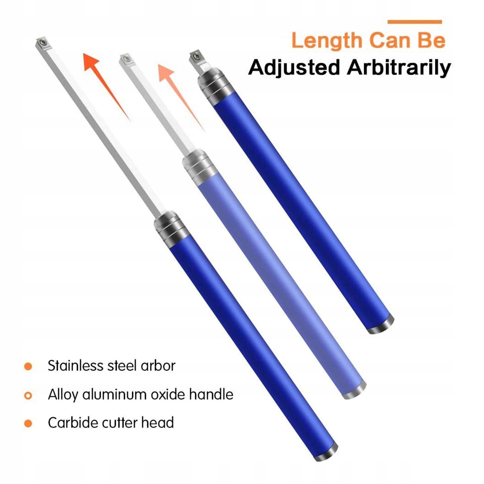 8 . Narzędzia tokarskie do drewna z węglików Typ uchwytu inny