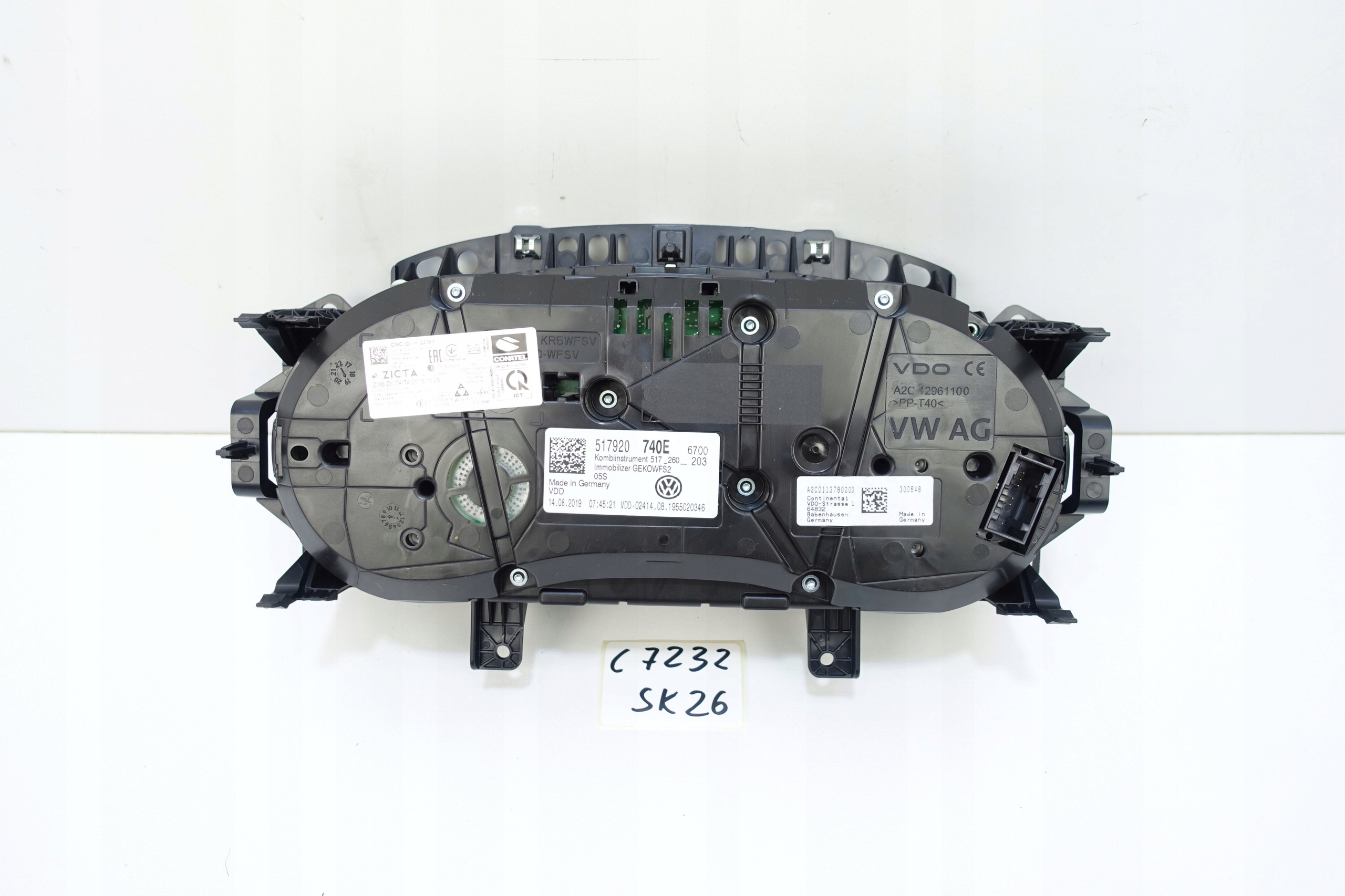 dials dials VW SPORTSVAN 517 17982KM 517920740E