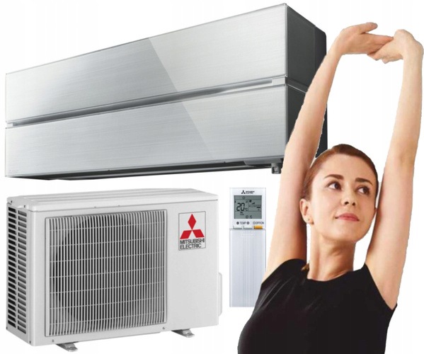 Klimatyzacja Mitsubishi Diamond Srebrna 2,5kW