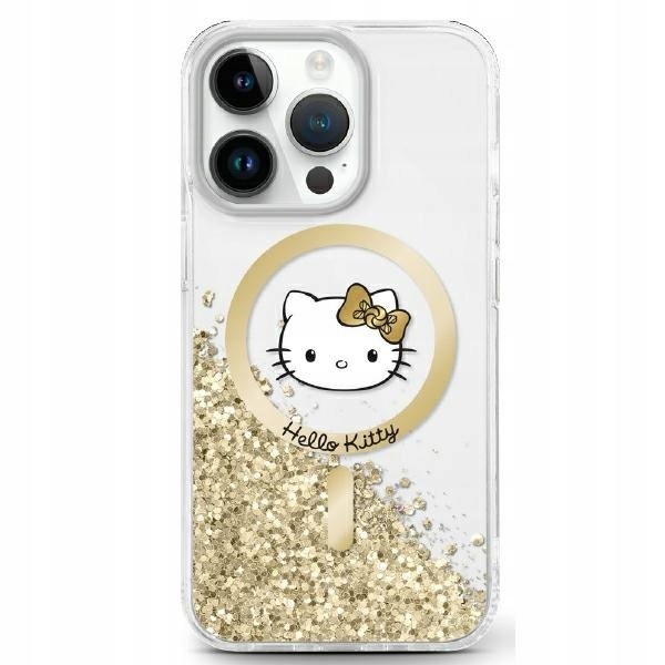 Hello Kitty HKHMP16LLGDIH iPhone 16 Pro 6.3" biały złoty/white gold ha