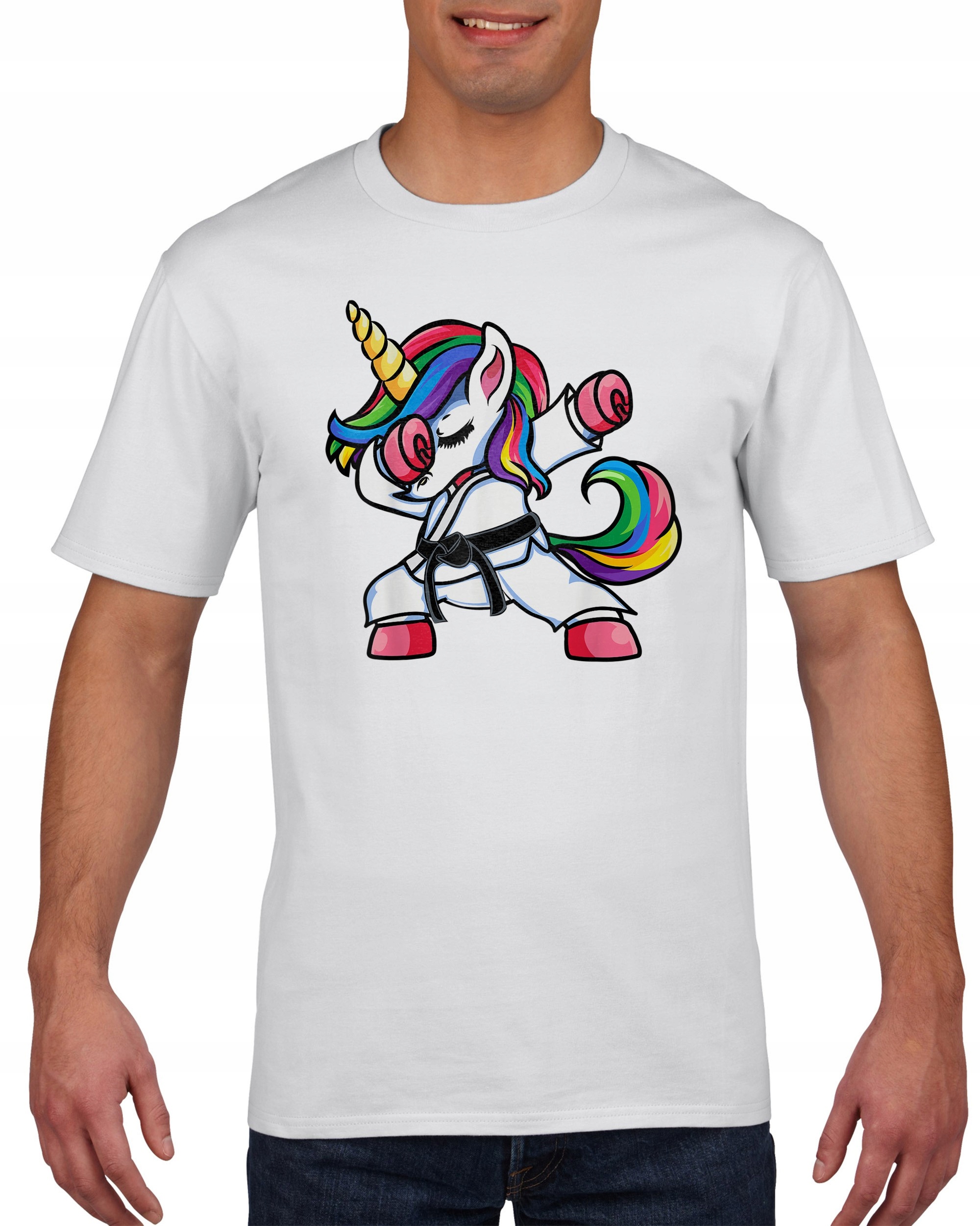 

Koszulka męska Dabbing unicorn jednorożec XL