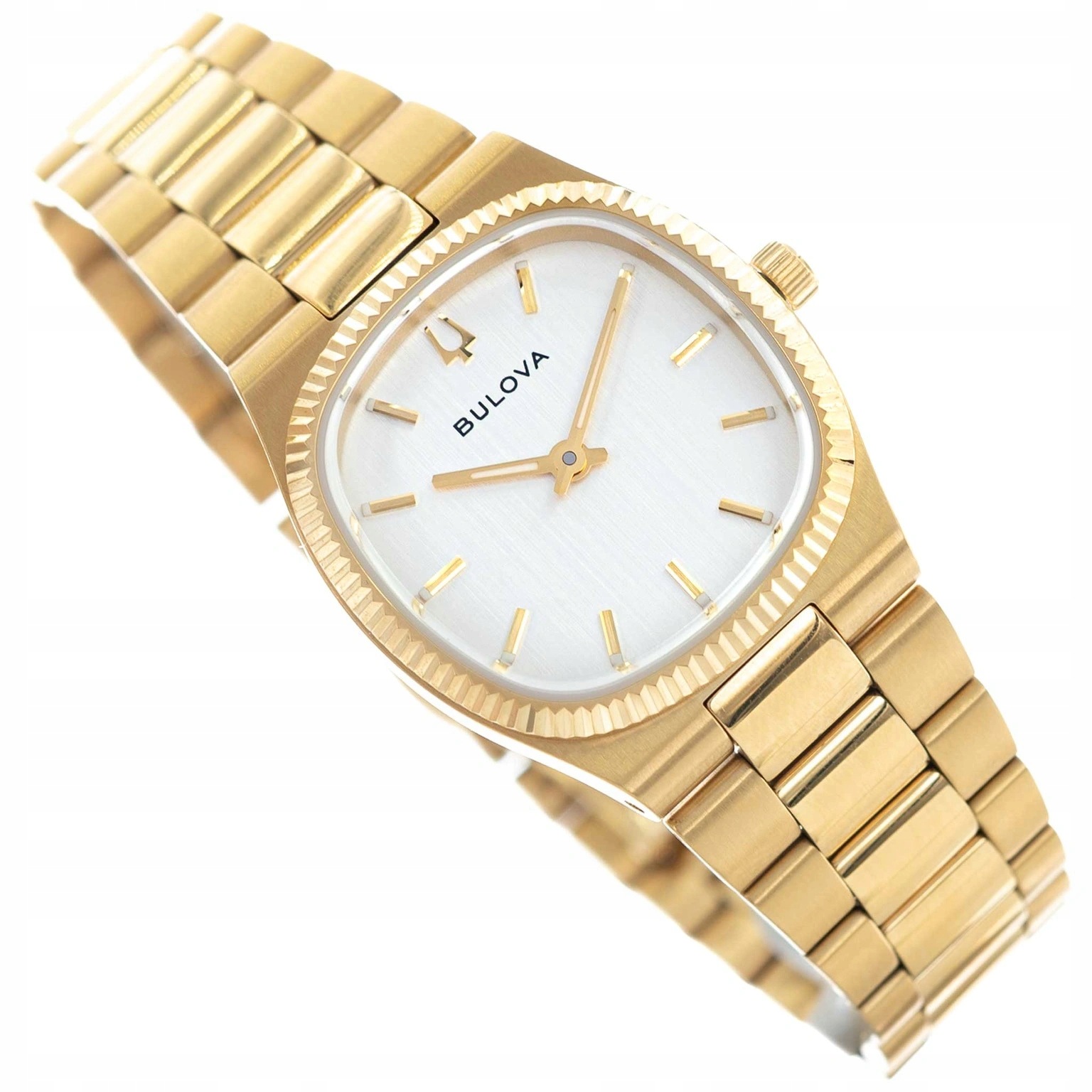 Dámské Hodinky Bulova 97L189 Seville Zlaté Na Náramku