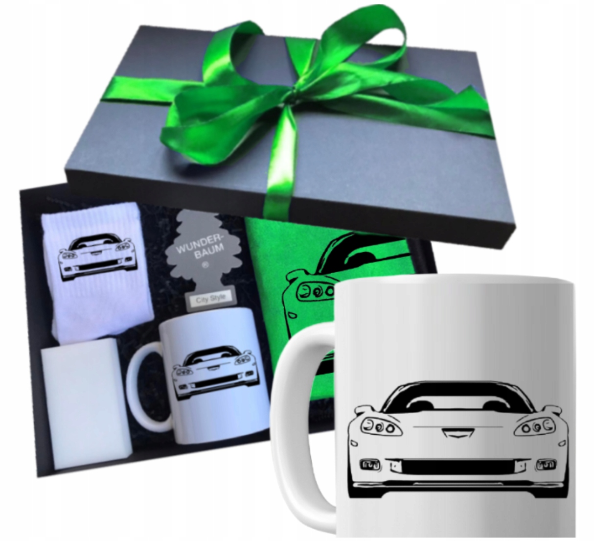 Sada Dárek k narozeninám Ke Dni Otců pro řidiče auta Corvette