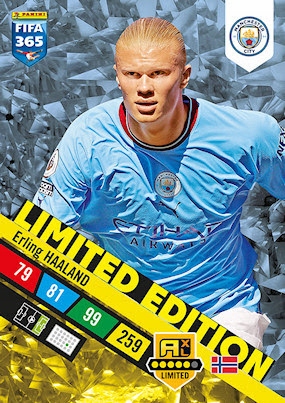 Erling HAALAND LIMITED FIFA 365 Adrenalyn XL 2023