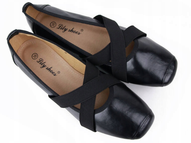 

Baletiki Baleriny Z Gumkami Czarne A4A530 38