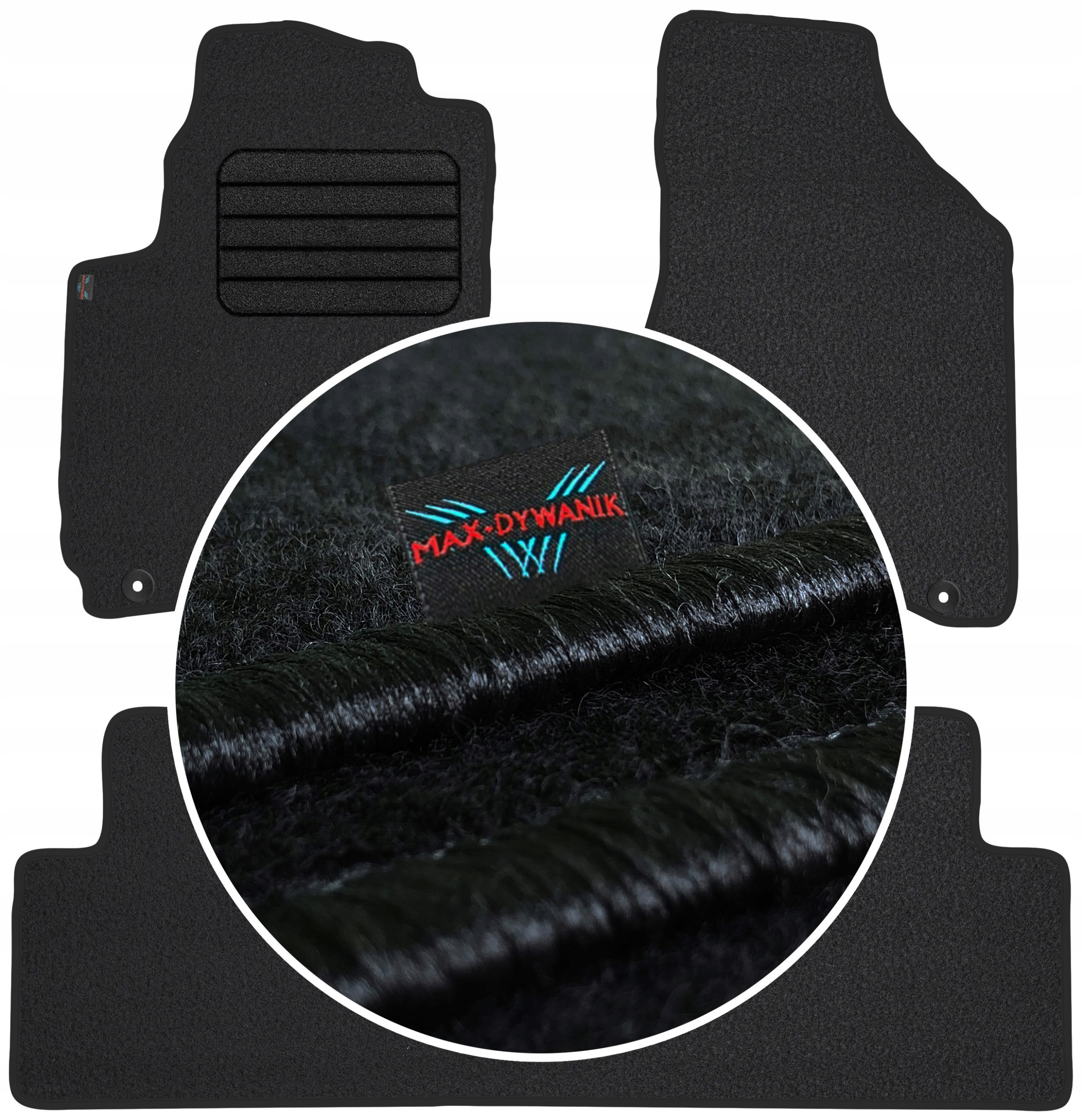 

Kia Sportage III 2010-2015 Wycieraczki welurowe