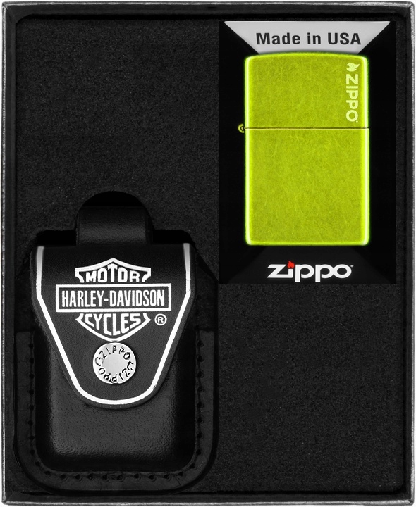 Sada Zippo Zapalovač Lurid Logo Dárková sada No6