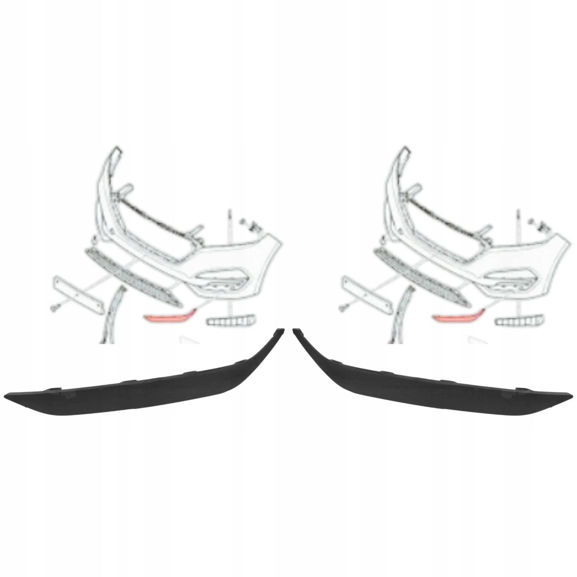 Hyundai Tucson 2015-2018 Lišta Předního Nárazníku Led Pravá Levá Sada